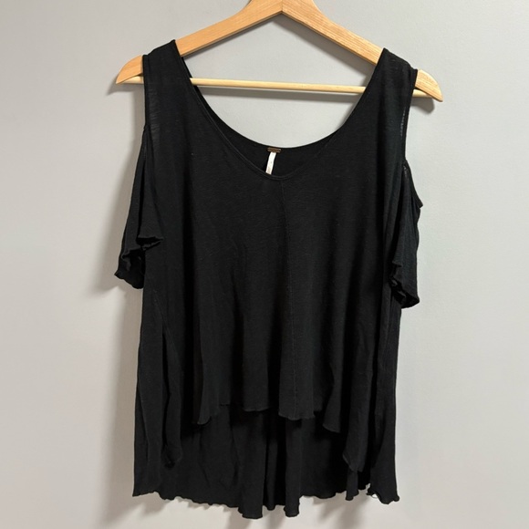 Free People Cold Shoulder Top - Picture 1 of 5